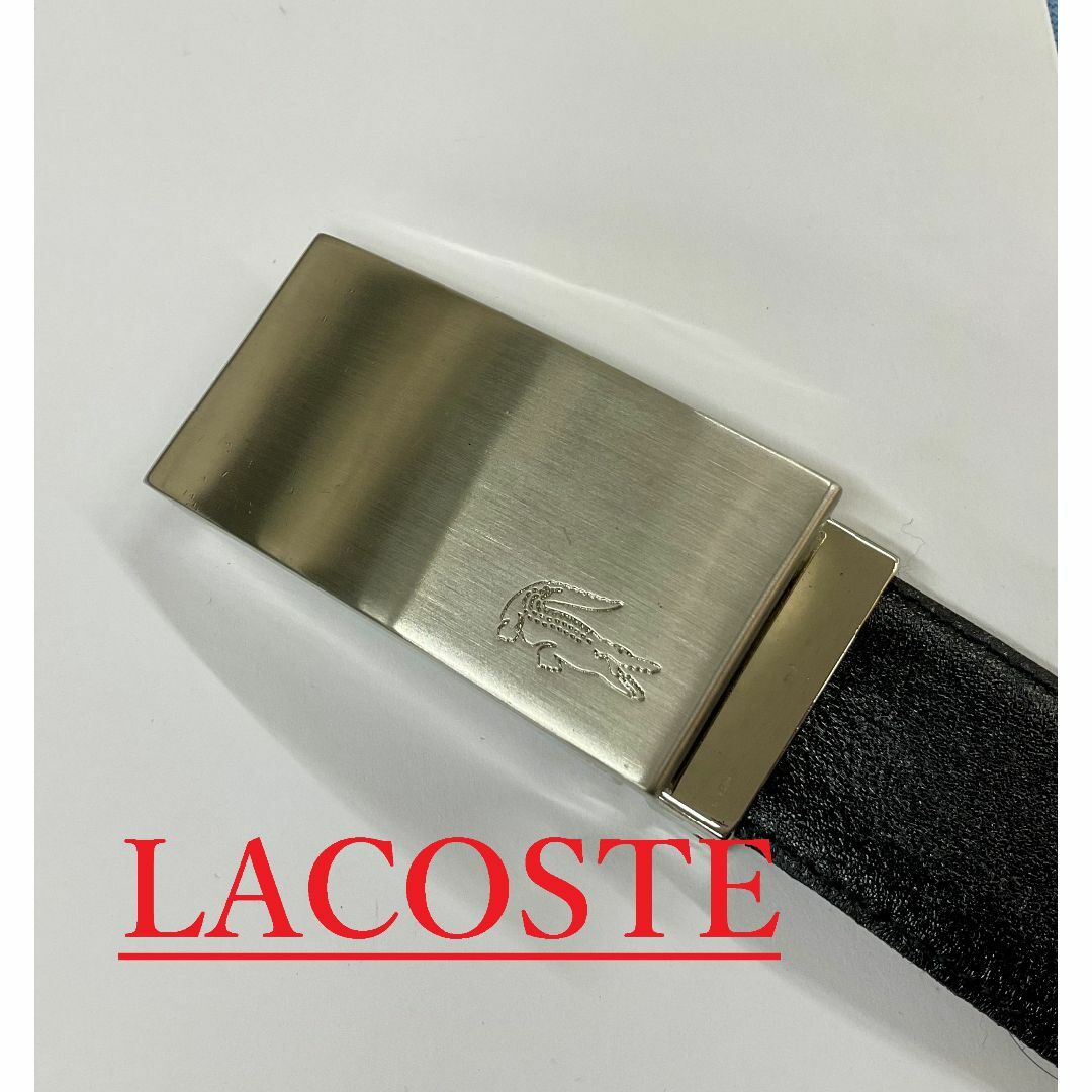 LACOSTE(ラコステ)のラコステ　LACOSTE　バックル　03　シルバー　サンプル見本　未使用 メンズのファッション小物(ベルト)の商品写真