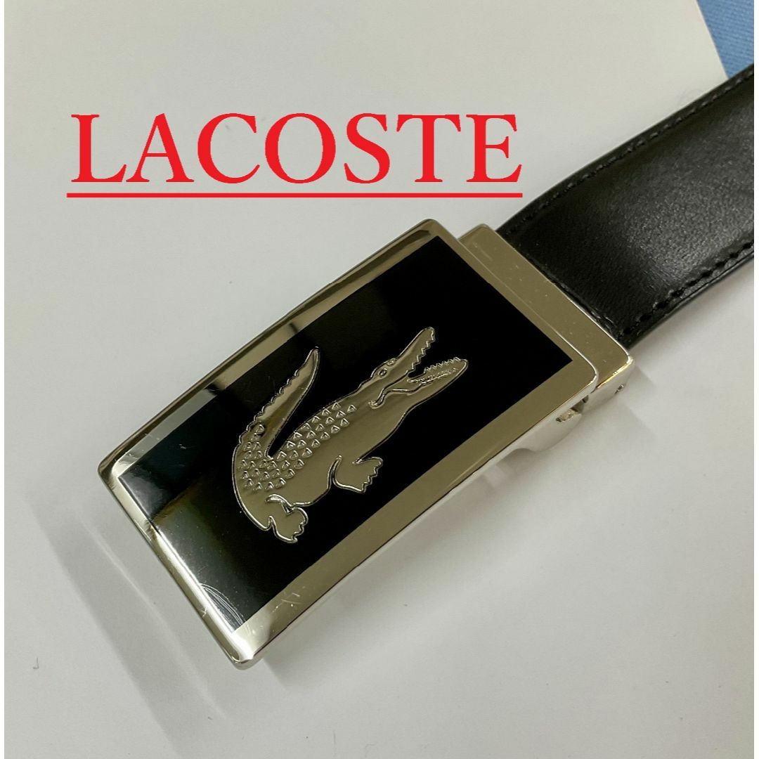 LACOSTE(ラコステ)のラコステ　LACOSTE　バックル　04　シルバー　サンプル見本　未使用 メンズのファッション小物(ベルト)の商品写真