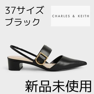 Charles and Keith - バックル スリングバックパンプス  チャールズアンドキース