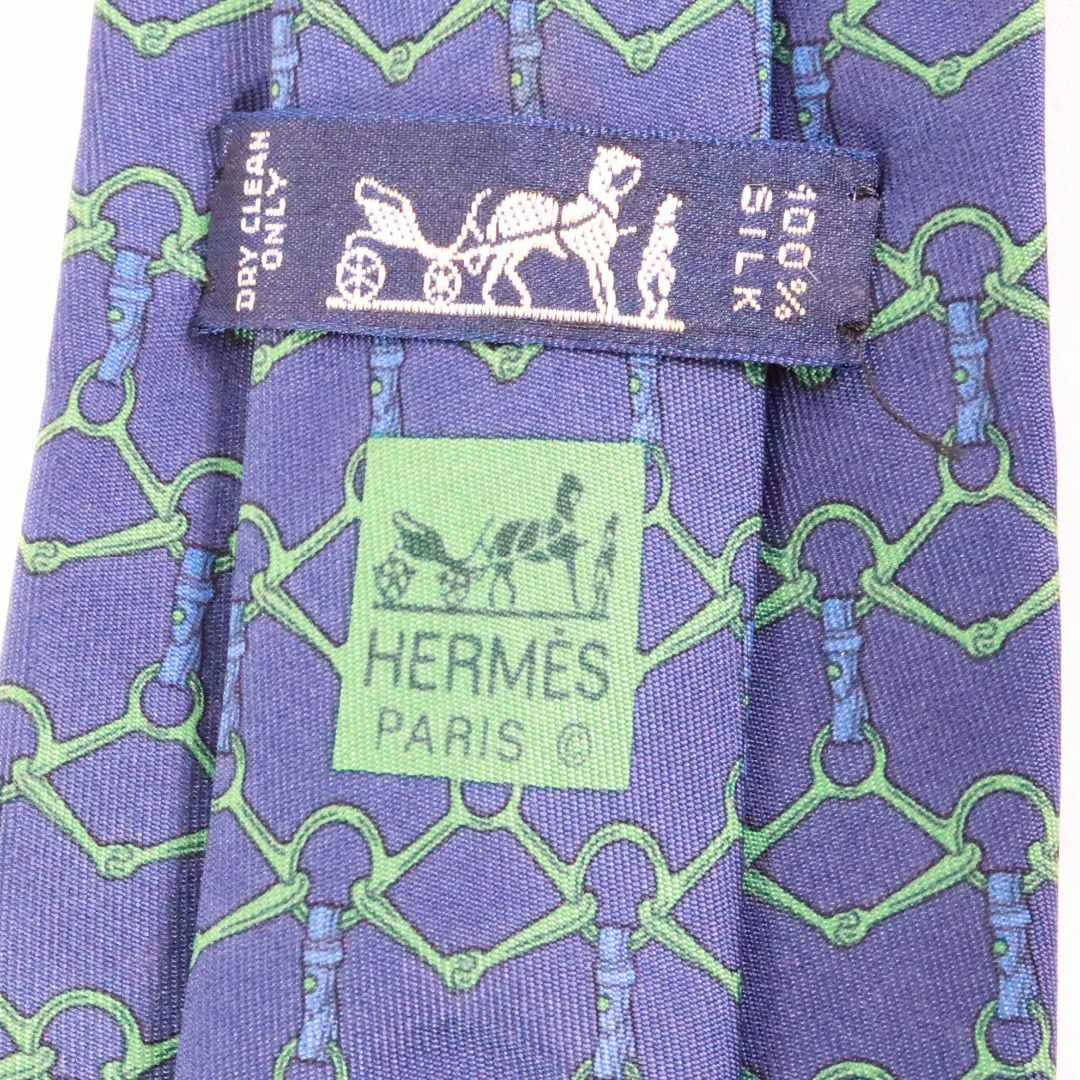 Hermes(エルメス)のHermes　エルメス　ネクタイ　紺　① メンズのファッション小物(ネクタイ)の商品写真