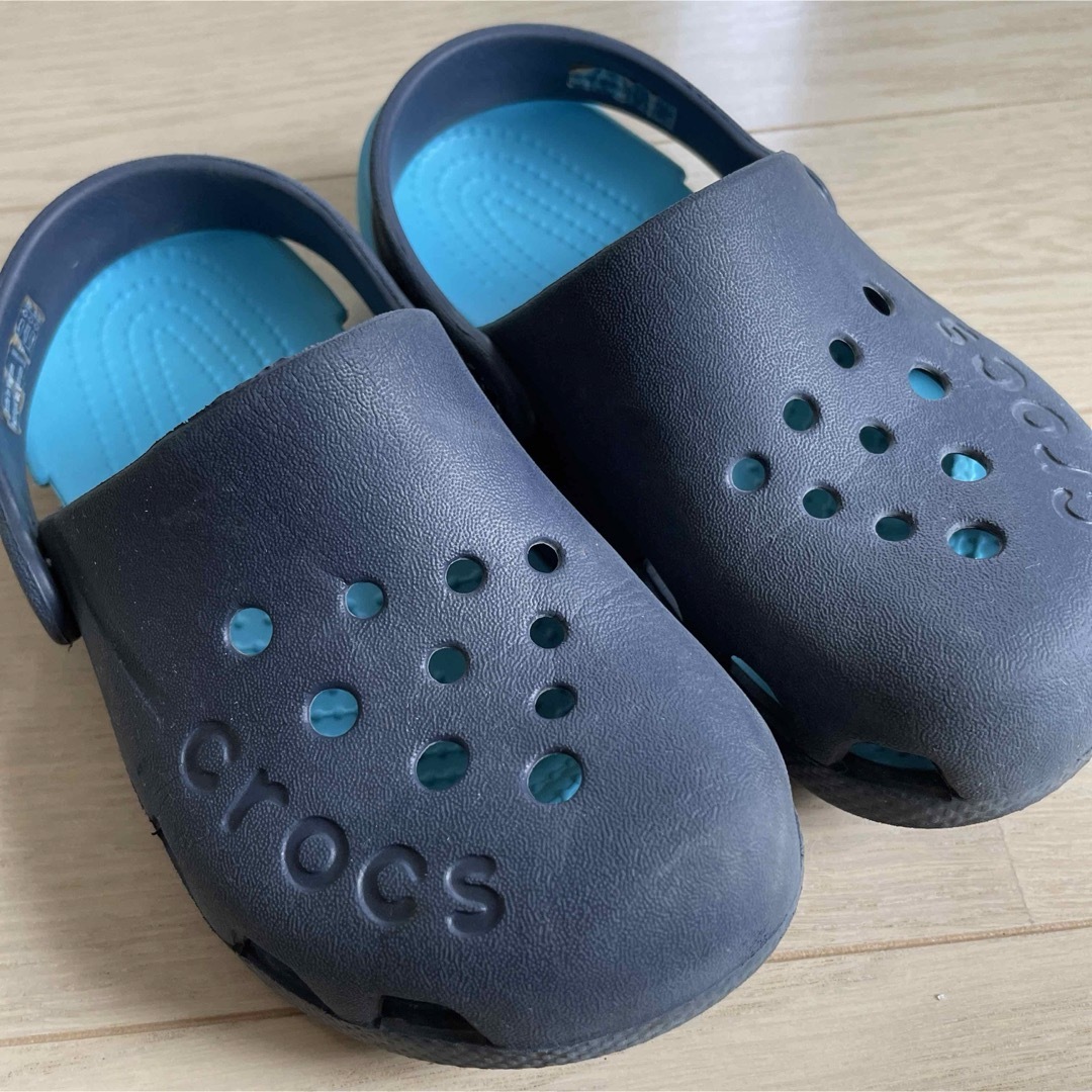 crocs(クロックス)のクロックス　18㎝　c11 キッズ/ベビー/マタニティのキッズ靴/シューズ(15cm~)(サンダル)の商品写真