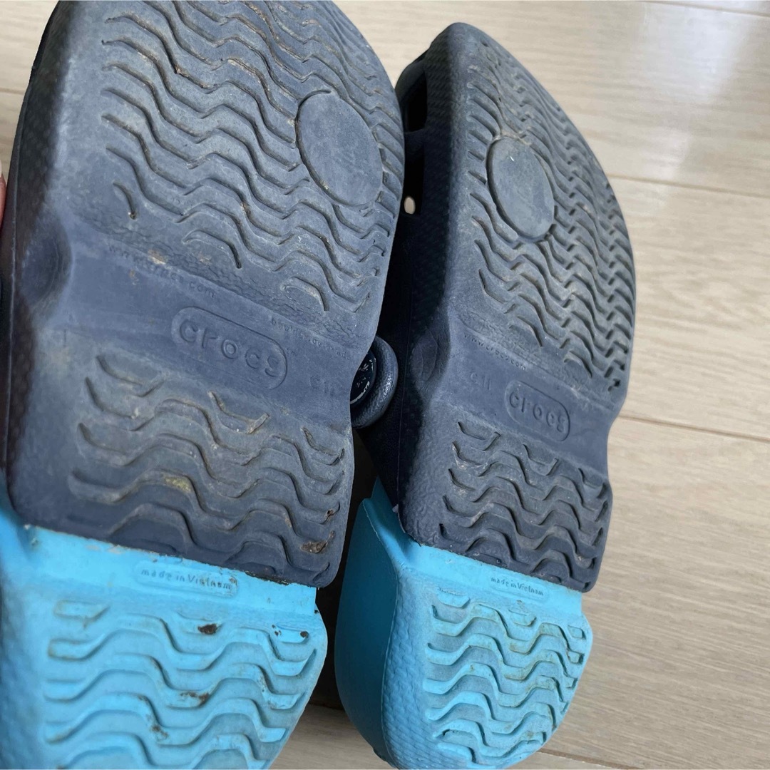 crocs(クロックス)のクロックス　18㎝　c11 キッズ/ベビー/マタニティのキッズ靴/シューズ(15cm~)(サンダル)の商品写真