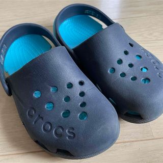 クロックス(crocs)のクロックス　18㎝　c11(サンダル)