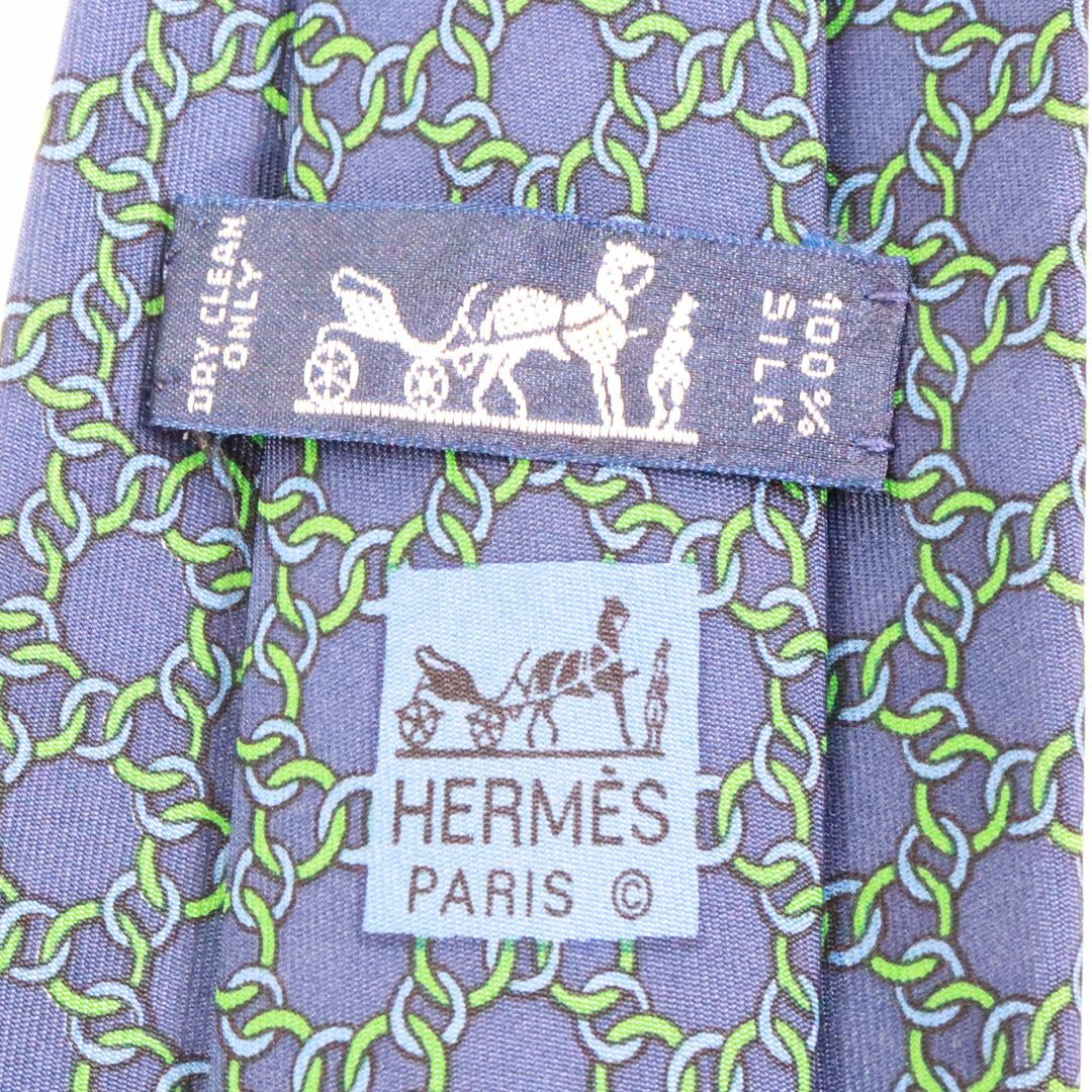 Hermes(エルメス)のHermes　エルメス　ネクタイ　紺　② メンズのファッション小物(ネクタイ)の商品写真