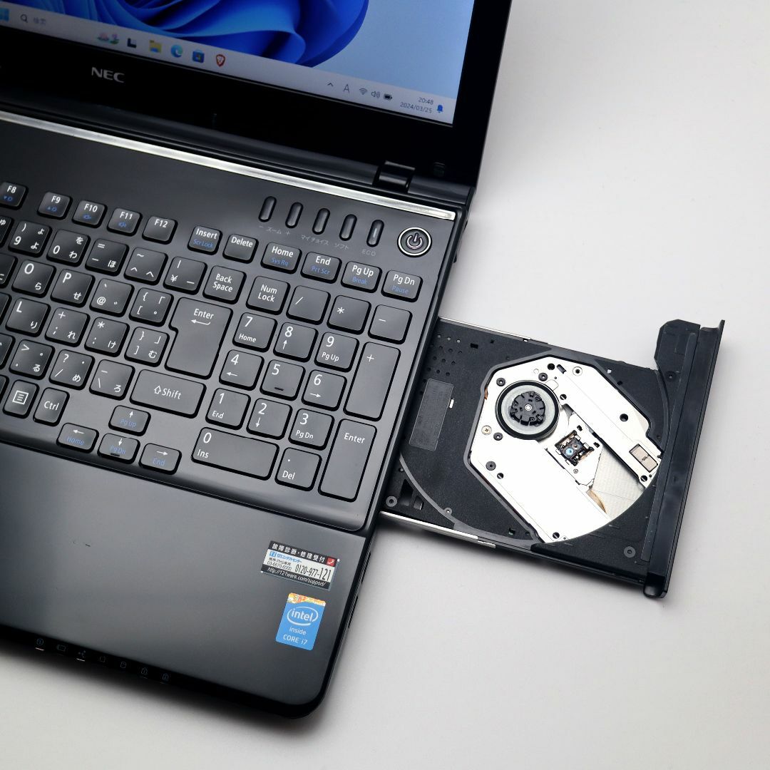 NEC(エヌイーシー)の訳あり i7 NECノートパソコン SSD オフィス付き Windows11 スマホ/家電/カメラのPC/タブレット(ノートPC)の商品写真