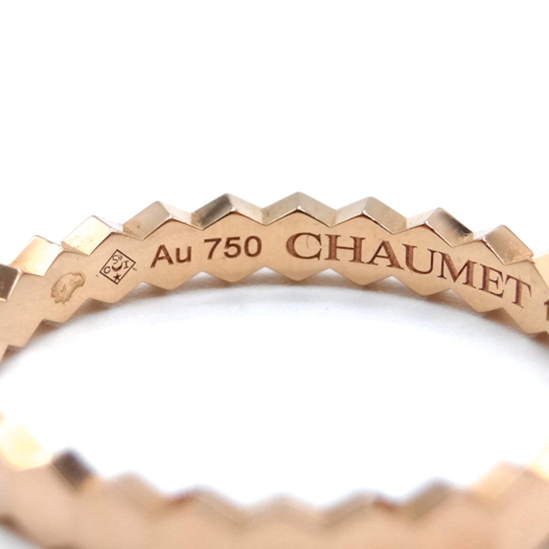 CHAUMET(ショーメ)のショーメ ビーマイラブ ハニカムリング #52 12号 指輪 K18 PG ピンクゴールド ジュエリー CHAUMET レディースのアクセサリー(リング(指輪))の商品写真