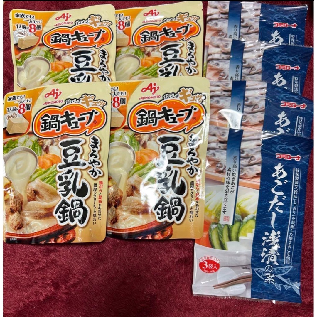 味の素(アジノモト)のあごだし　浅漬けの素　豆乳鍋の素 食品/飲料/酒の食品(調味料)の商品写真