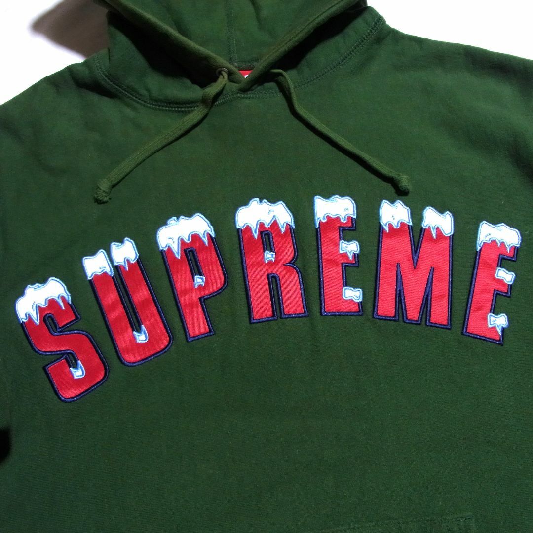 Supreme(シュプリーム)のSupreme Icy Arc Hooded Sweatshirt S グリーン メンズのトップス(パーカー)の商品写真