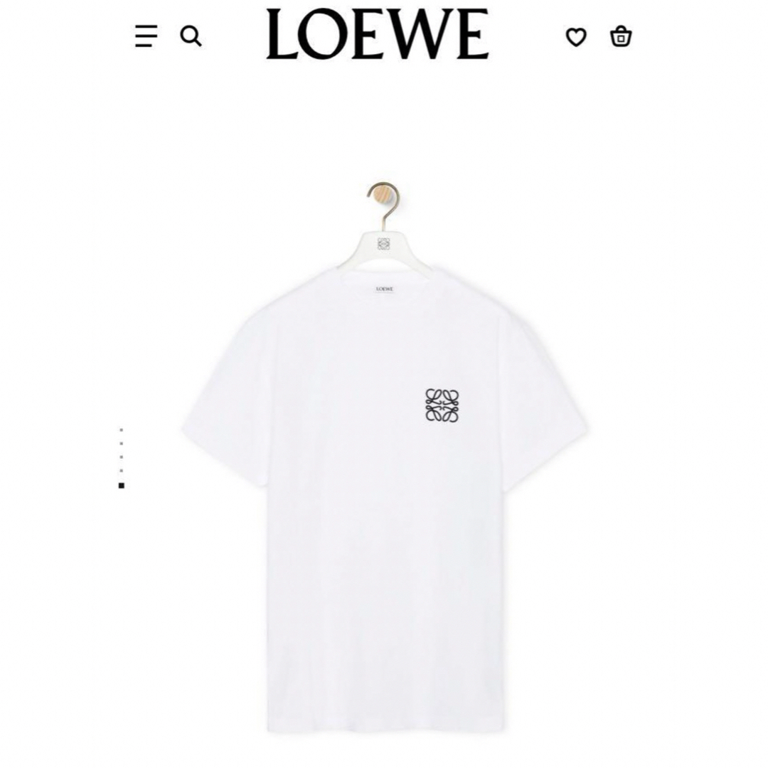 LOEWE(ロエベ)のロエベ  アナグラム刺繍Tシャツ  LOEWE レディースのトップス(Tシャツ(半袖/袖なし))の商品写真