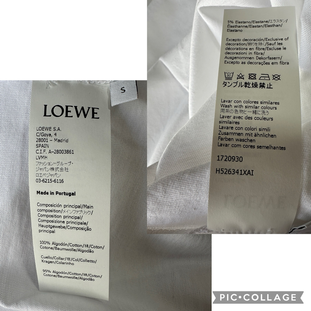 LOEWE(ロエベ)のロエベ  アナグラム刺繍Tシャツ  LOEWE レディースのトップス(Tシャツ(半袖/袖なし))の商品写真