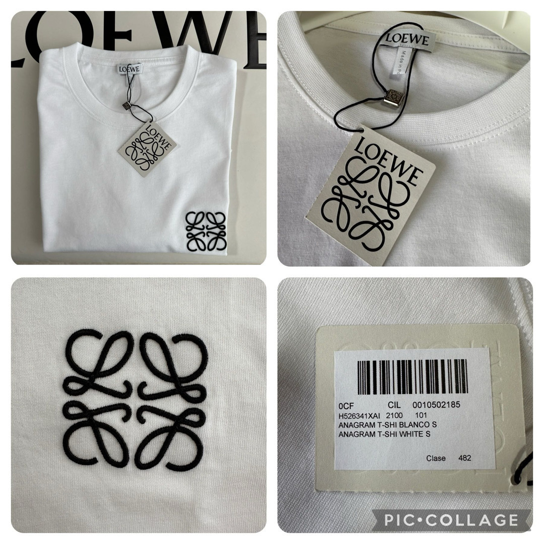 LOEWE(ロエベ)のロエベ  アナグラム刺繍Tシャツ  LOEWE レディースのトップス(Tシャツ(半袖/袖なし))の商品写真