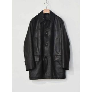 コモリ(COMOLI)の22aw comoli コモリ レザーコート 3  美品(レザージャケット)