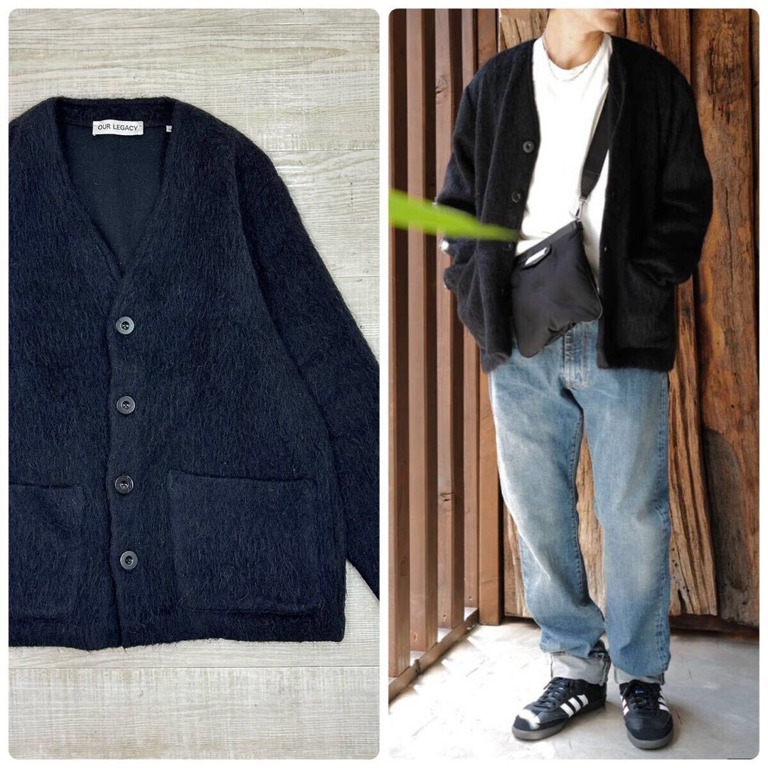 22aw 2022 OUR LEGACY モヘア カーディガン サイズ 48 22aw 2022 OUR LEGACY モヘア カーディガン サイズ 48