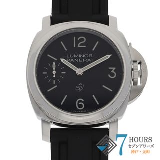 パネライ(PANERAI)の【118808】PANERAI パネライ  PAM01084 ルミノール ロゴ  ブラックダイヤル SS/ラバー 自動巻き ギャランティーカード 純正ボックス 腕時計 時計 WATCH メンズ 男性 男 紳士【中古】(腕時計(アナログ))