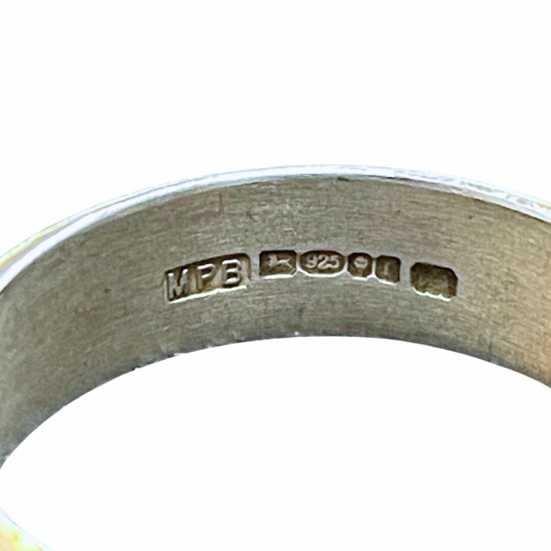 MALCOM BETTS マルコムベッツ シルバー925 リング 指輪 ゴールド シルバー サイズ 19号 正規品 / 32589 レディースのアクセサリー(リング(指輪))の商品写真