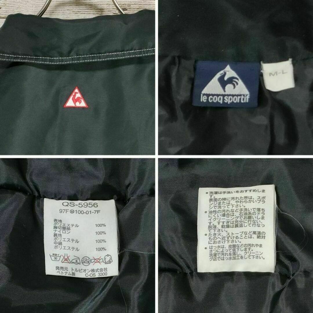 le coq sportif(ルコックスポルティフ)の【231】90s希少ルコックスポルティフフルジップ中綿ジャケットロゴ刺繍 メンズのジャケット/アウター(ブルゾン)の商品写真