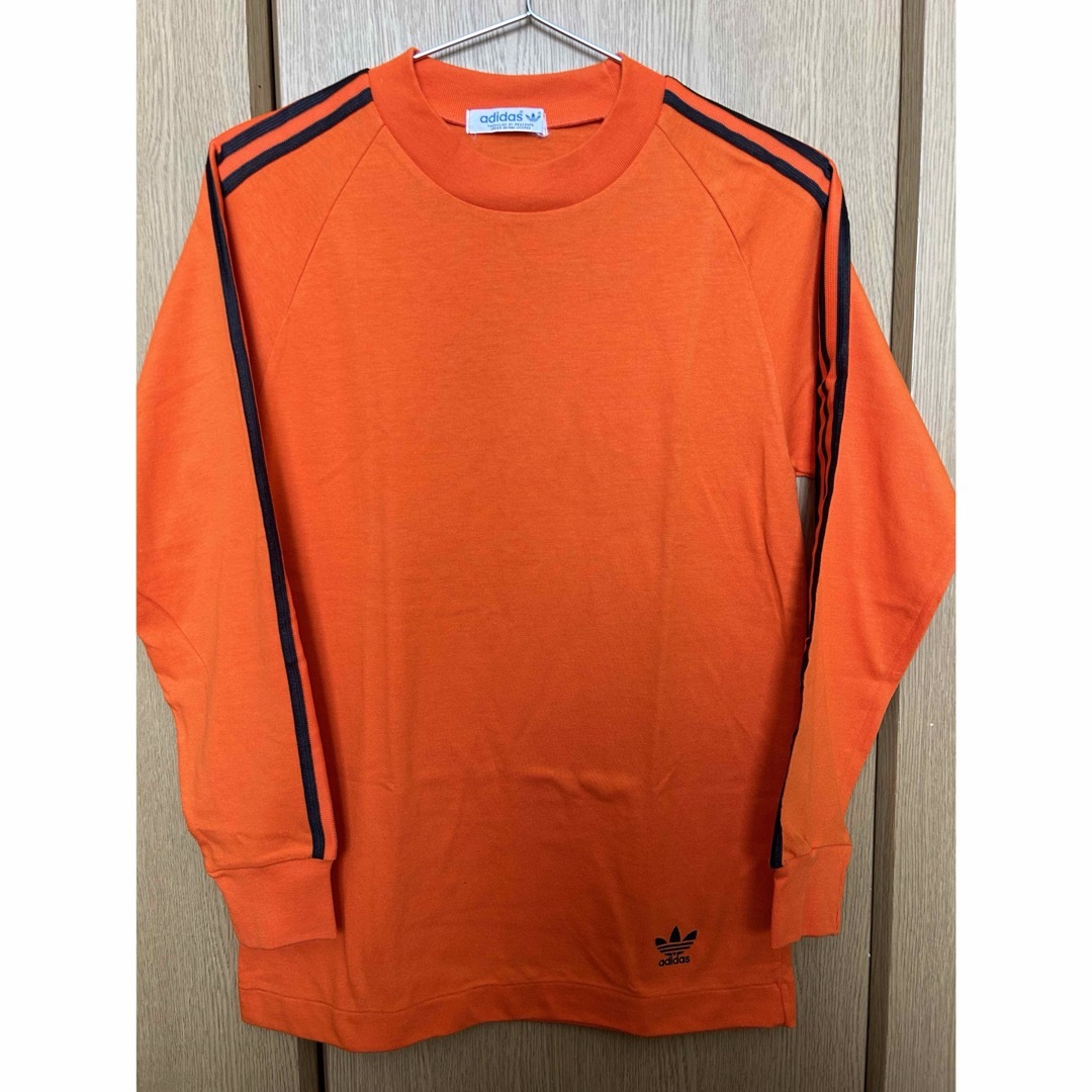 adidas(アディダス)の【ビンテージ】アディダス★西ドイツ★ロンt メンズのトップス(Tシャツ/カットソー(七分/長袖))の商品写真