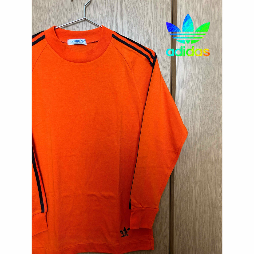 adidas(アディダス)の【ビンテージ】アディダス★西ドイツ★ロンt メンズのトップス(Tシャツ/カットソー(七分/長袖))の商品写真