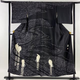 訪問着 身丈153cm 裄丈61.5cm 正絹 逸品 【中古】(着物)