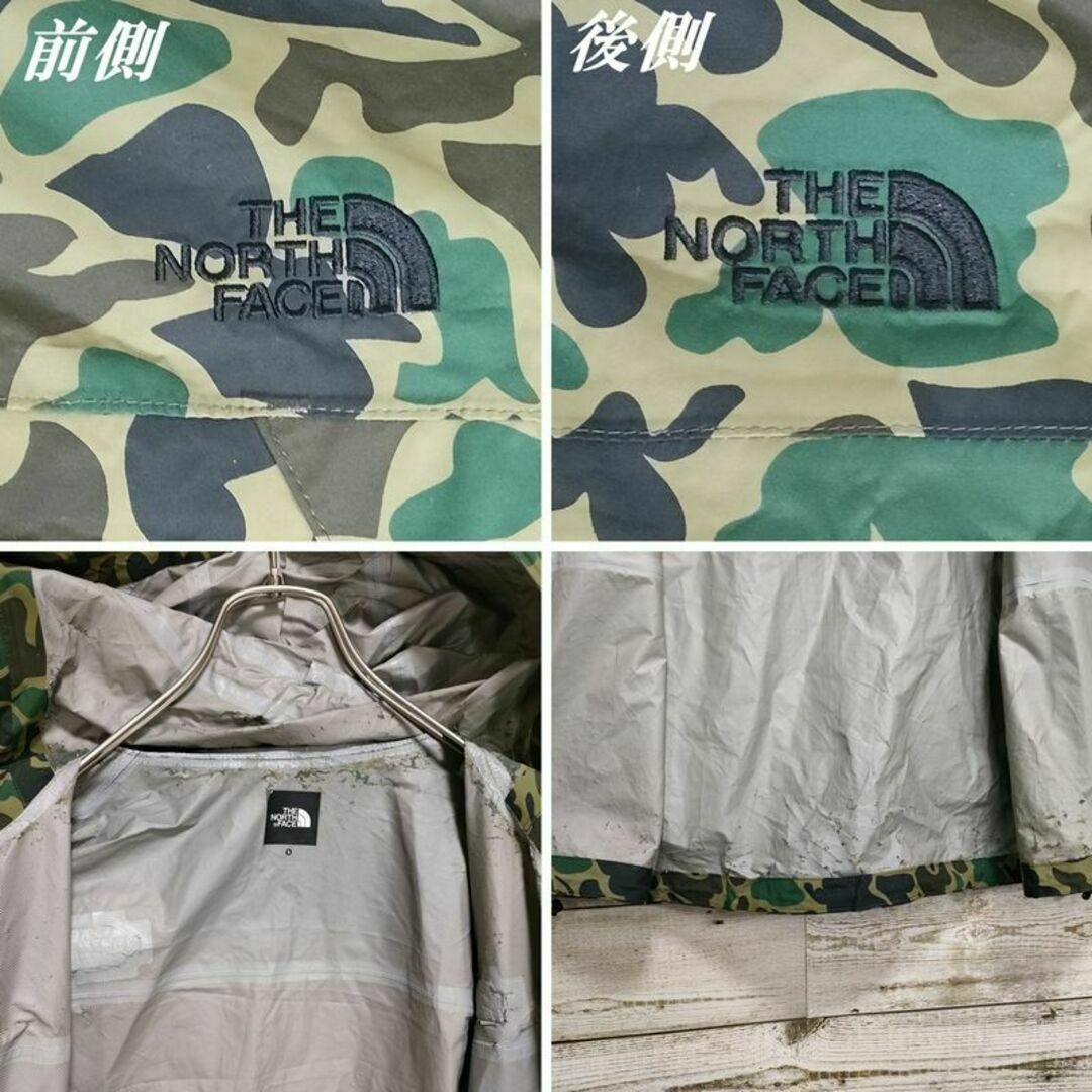 THE NORTH FACE(ザノースフェイス)の【259】ノースフェイス ナイロンジャケット 前後ロゴ刺繍　撥水加工　迷彩柄 メンズのジャケット/アウター(マウンテンパーカー)の商品写真