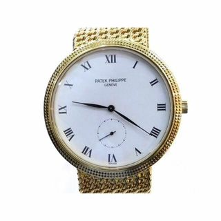 パテックフィリップ(PATEK PHILIPPE)のパテックフィリップ PATEK PHILIPPE ■ 3919/003 カラトラバ K18YG イエローゴールド 手巻き メンズ 時計ウォッチ 金無垢 □6B6C マ100000(腕時計(アナログ))