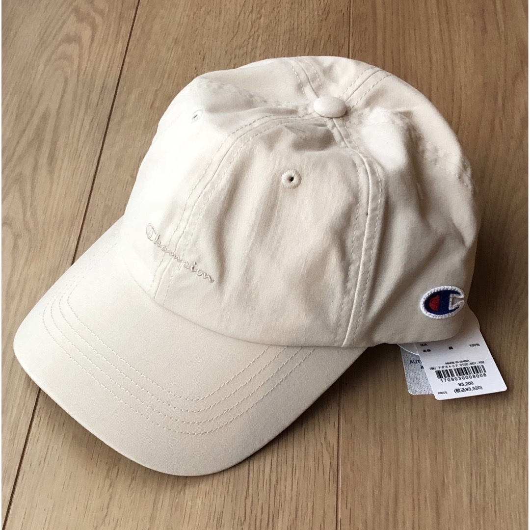 GLOBAL WORK(グローバルワーク)の新品　グローバルワーク  UV Champion CAP アイボリー レディースの帽子(キャップ)の商品写真