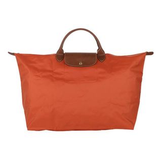 ロンシャン(LONGCHAMP)の新品 ロンシャン LONGCHAMP ボストンバッグ ル プリアージュ トラベルバッグ Sサイズ オレンジ(ボストンバッグ)