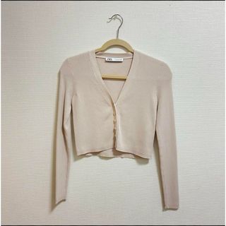 ザラ(ZARA)のZARA クロップド カーディガン(カーディガン)