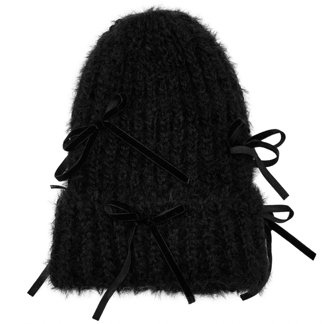 SLY(スライ)のribbon beanie レディースの帽子(ニット帽/ビーニー)の商品写真