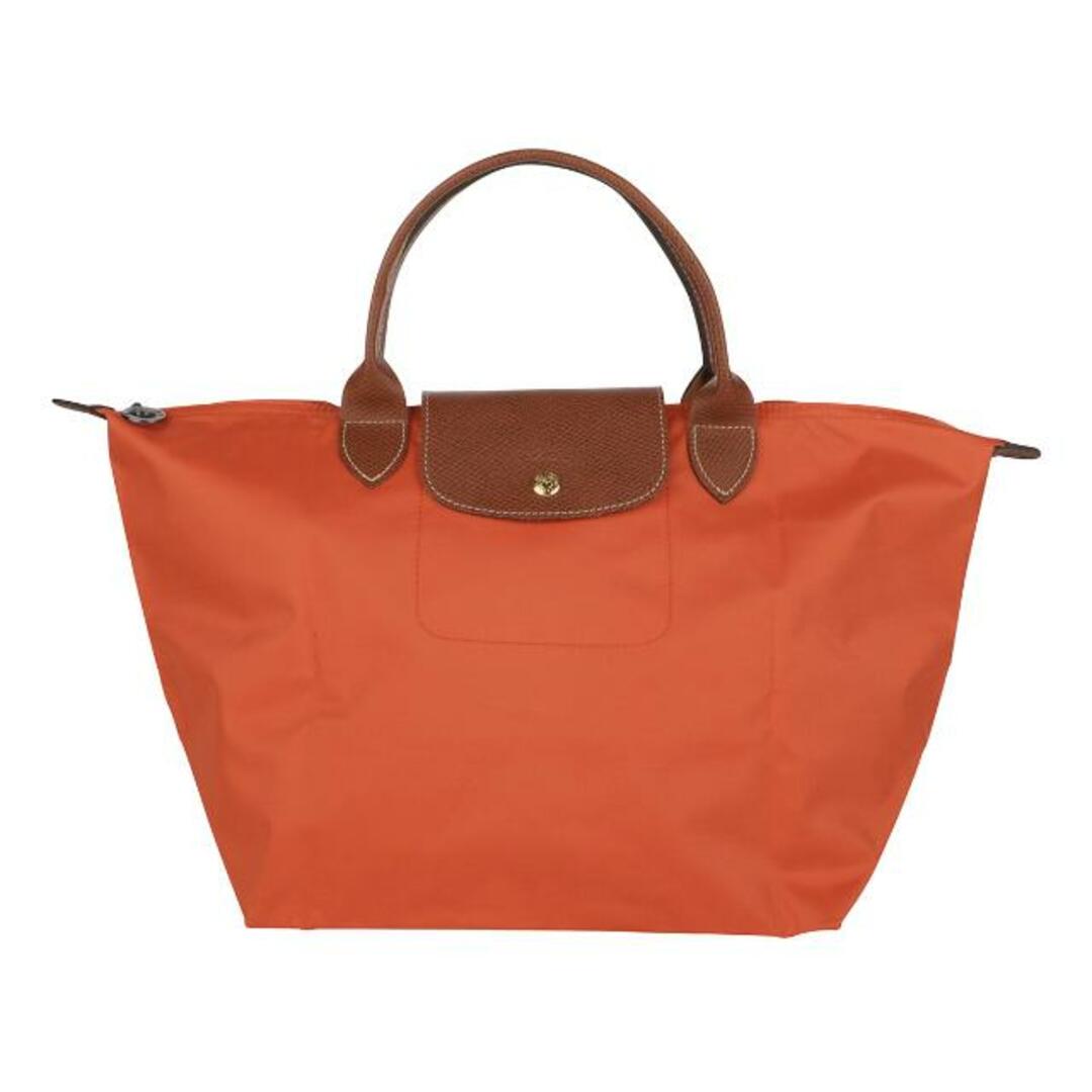 LONGCHAMP(ロンシャン)の新品 ロンシャン LONGCHAMP ハンドバッグ ル プリアージュ トップハンドルバッグ Mサイズ オレンジ レディースのバッグ(ハンドバッグ)の商品写真