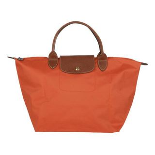 ロンシャン(LONGCHAMP)の新品 ロンシャン LONGCHAMP ハンドバッグ ル プリアージュ トップハンドルバッグ Mサイズ オレンジ(ハンドバッグ)