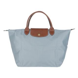 ロンシャン(LONGCHAMP)の新品 ロンシャン LONGCHAMP ハンドバッグ ル プリアージュ トップハンドルバッグ Mサイズ スティール(ハンドバッグ)