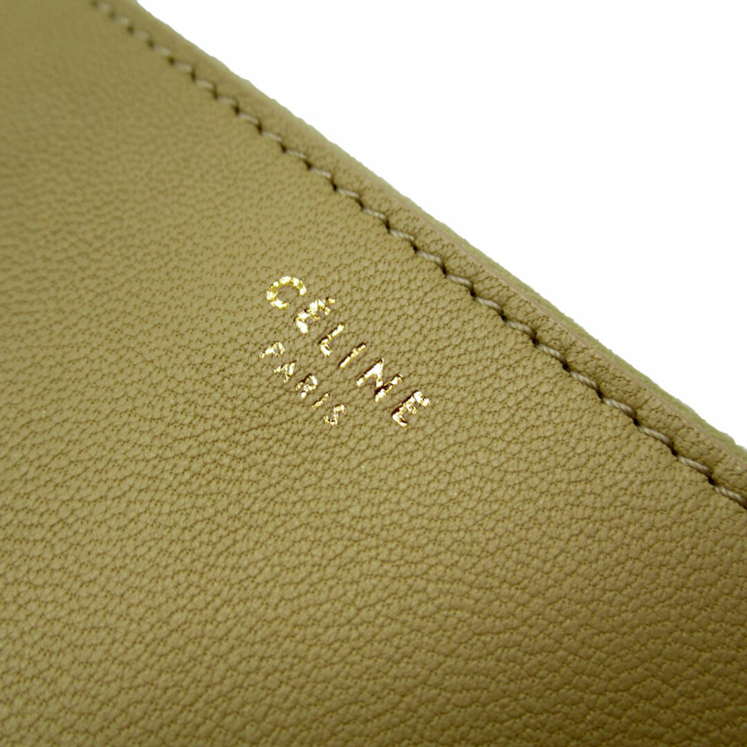 celine(セリーヌ)のセリーヌ CELINE クラッチバッグ レザー クリーム×ブラウン ユニセックス 送料無料【中古】 t19216a レディースのバッグ(クラッチバッグ)の商品写真