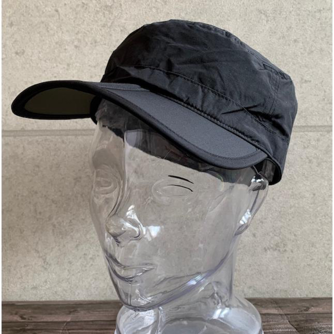 送料込 帽子 ワーク キャップ アウトドア キャンプ 速乾 折り畳み サイズ調整 メンズの帽子(キャップ)の商品写真