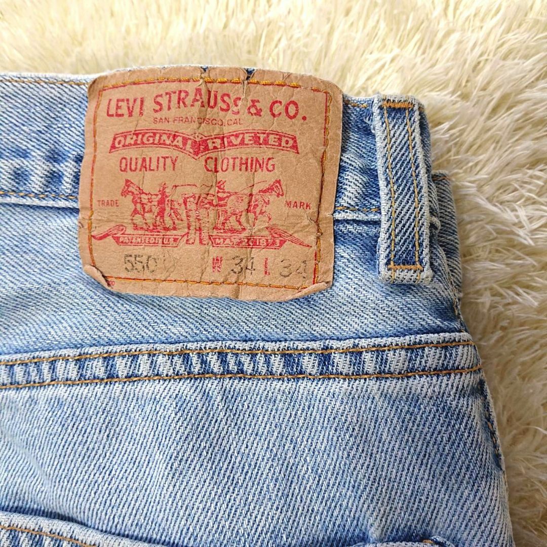 Levi's(リーバイス)のリーバイス550 ライトインディゴ W34 L34　ドミニカ共和国製 メンズのパンツ(デニム/ジーンズ)の商品写真