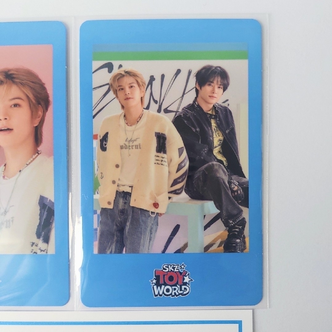 Stray Kids(ストレイキッズ)のstraykids TOY WORLD フォトカード リノ&スンミン 離婚危機 エンタメ/ホビーのタレントグッズ(アイドルグッズ)の商品写真