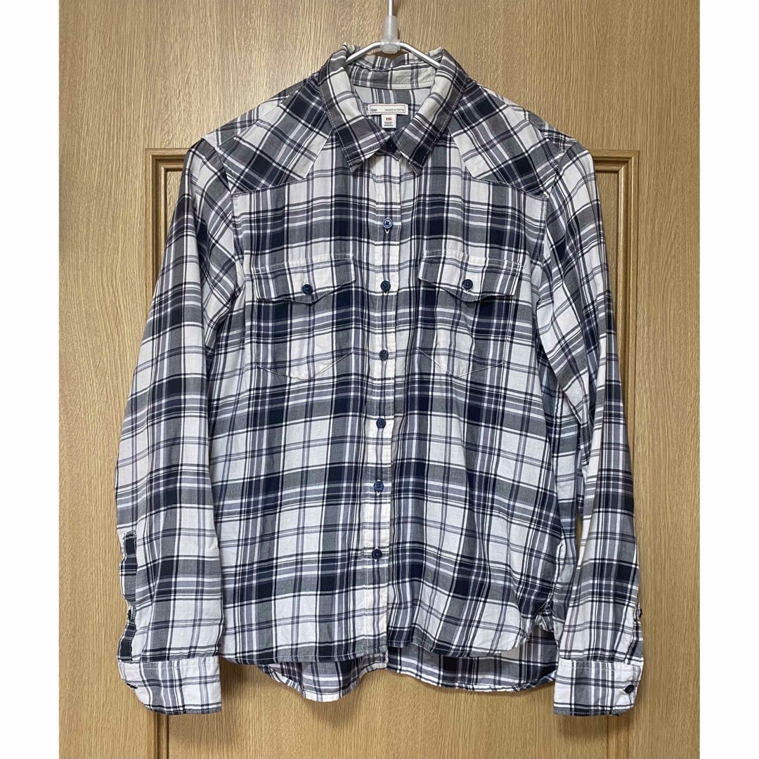 GAP(ギャップ)のGap チェックシャツ ギャップ シャツ xxs レディースのトップス(シャツ/ブラウス(長袖/七分))の商品写真