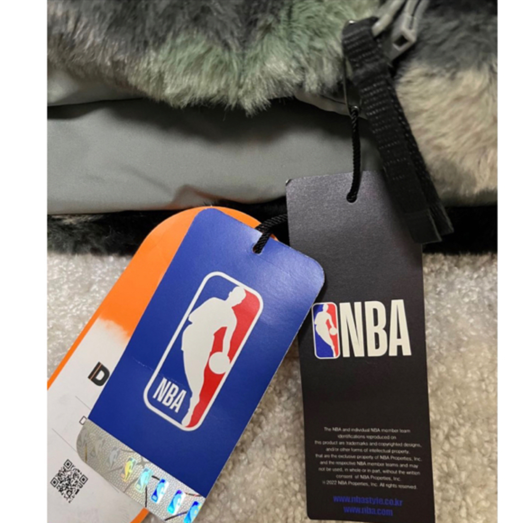 NBA フリース　レイカーズ　ジャケット　アウター　ミリタリー　リバーシブル　 メンズのジャケット/アウター(ブルゾン)の商品写真