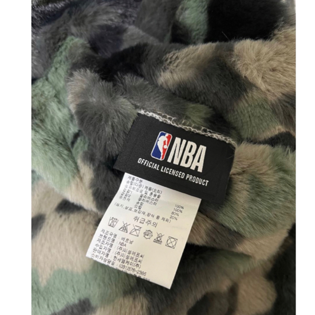 NBA フリース　レイカーズ　ジャケット　アウター　ミリタリー　リバーシブル　 メンズのジャケット/アウター(ブルゾン)の商品写真