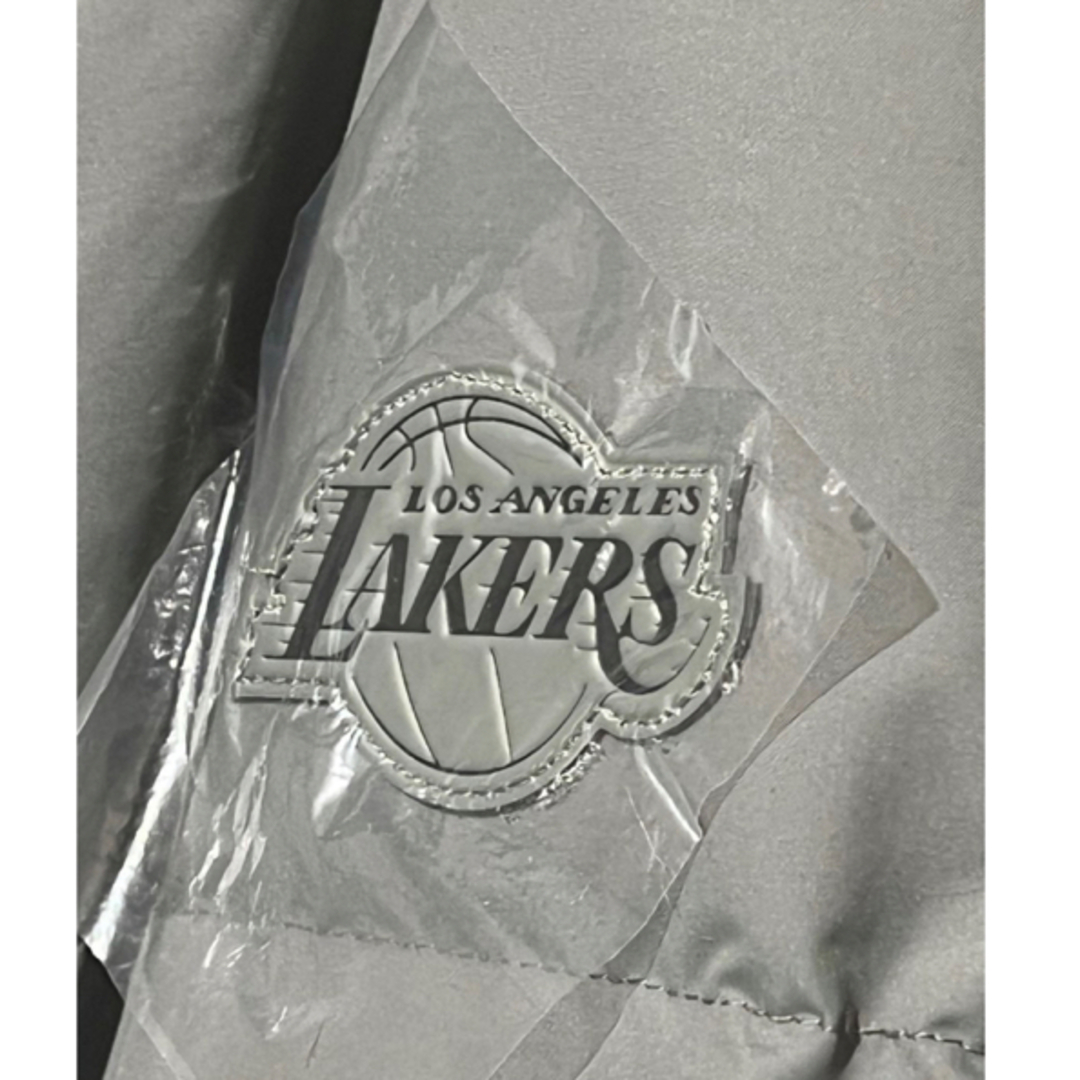 NBA フリース　レイカーズ　ジャケット　アウター　ミリタリー　リバーシブル　 メンズのジャケット/アウター(ブルゾン)の商品写真