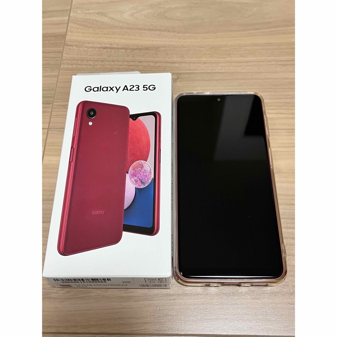 SAMSUNG Galaxy A23 5G SCG18 レッド スマホ/家電/カメラのスマートフォン/携帯電話(スマートフォン本体)の商品写真