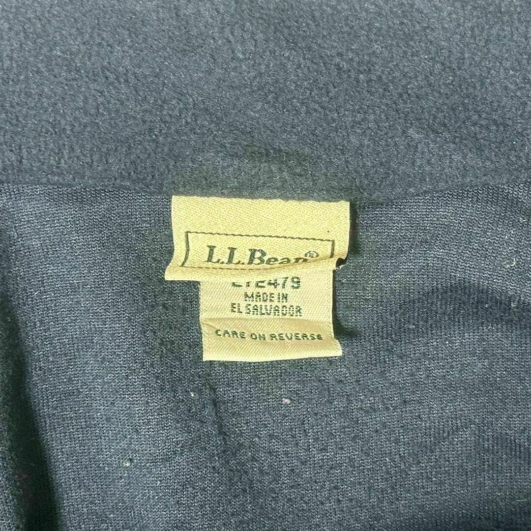 L.L.Bean(エルエルビーン)の【361】エルエルビーンハーフジップフリースジャケットプルオーバー企業ロゴ メンズのジャケット/アウター(ブルゾン)の商品写真