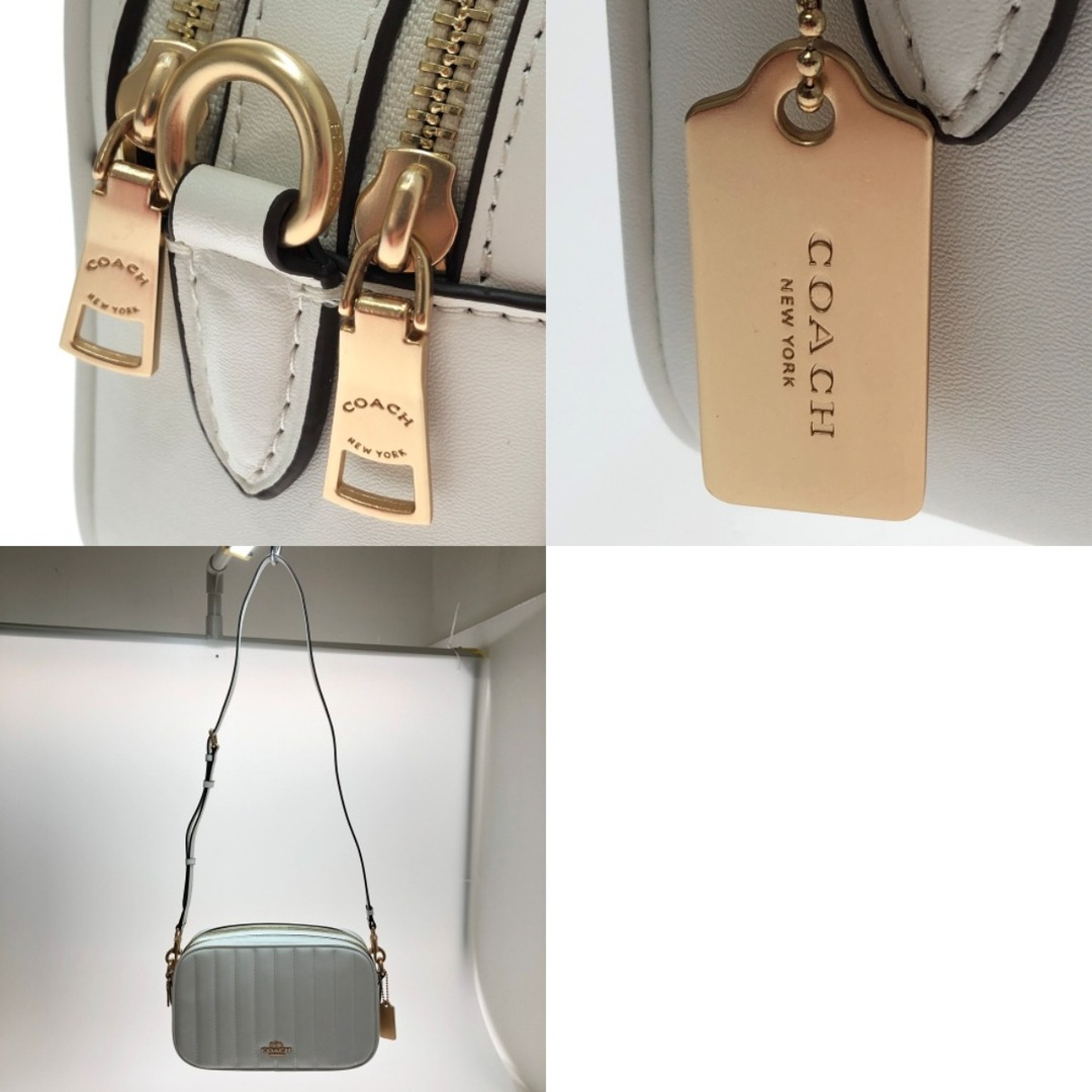 COACH(コーチ)の□□COACH コーチ ショルダーバッグ パフィー リニア キルティング レザー ジェスクロスボディ C1569 ホワイト レディースのバッグ(ショルダーバッグ)の商品写真