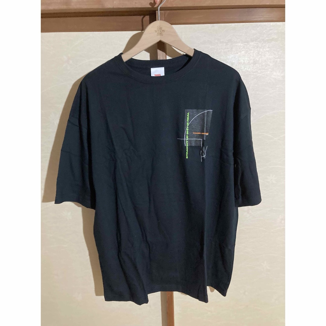 tower records Ｘueno shinpei  Tシャツ　L 黒 メンズのトップス(Tシャツ/カットソー(半袖/袖なし))の商品写真