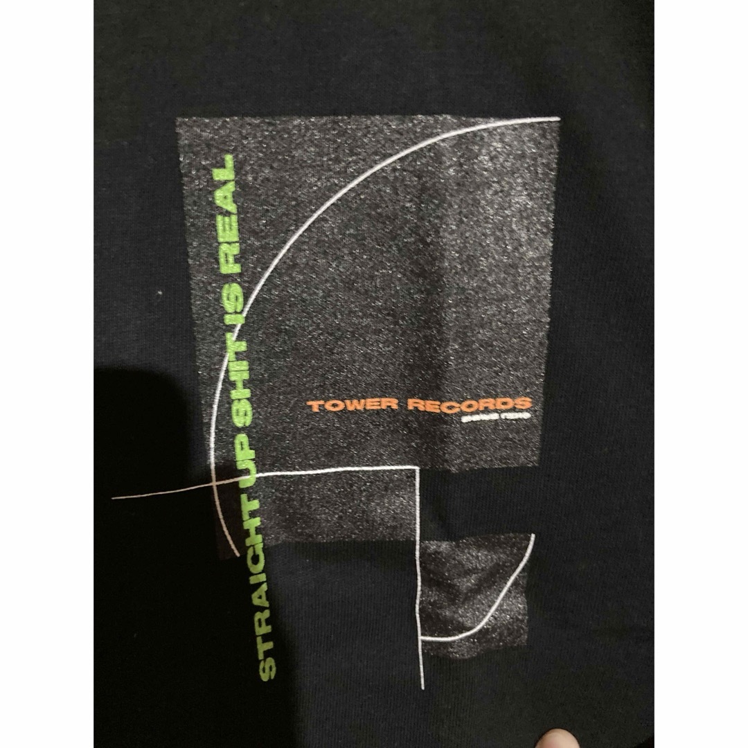 tower records Ｘueno shinpei  Tシャツ　L 黒 メンズのトップス(Tシャツ/カットソー(半袖/袖なし))の商品写真