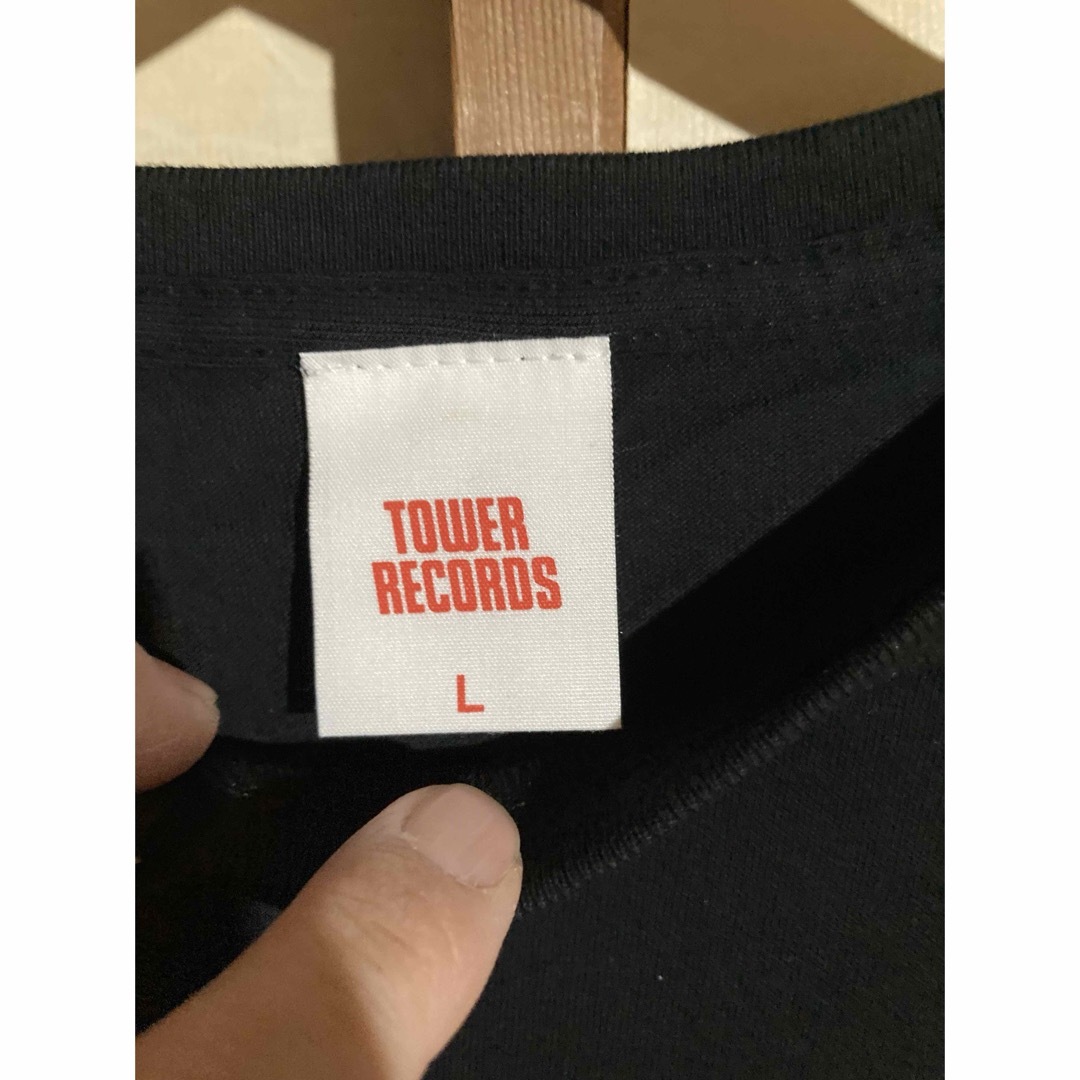 tower records Ｘueno shinpei  Tシャツ　L 黒 メンズのトップス(Tシャツ/カットソー(半袖/袖なし))の商品写真