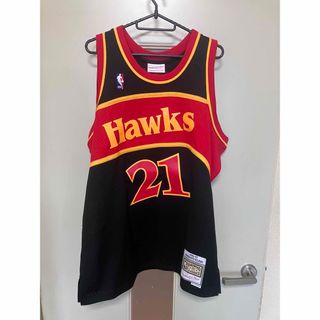 ミッチェルアンドネス(MITCHELL & NESS)のミッチェルアンドネス　サイズ　L  アトランタ　ホークス(タンクトップ)