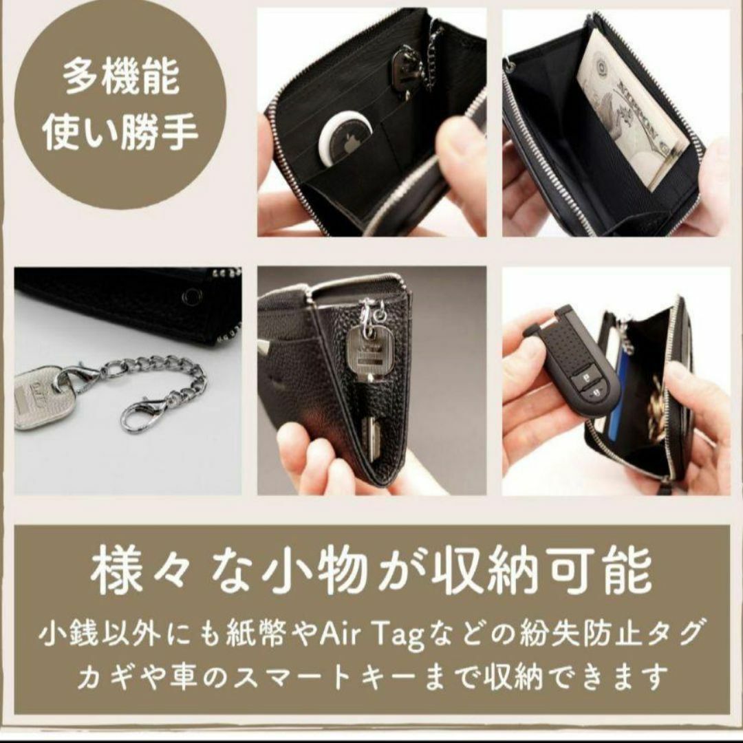 cufam カファム フラグケース 小銭入れ 男女兼用 ネイビー 財布 カード メンズのファッション小物(折り財布)の商品写真