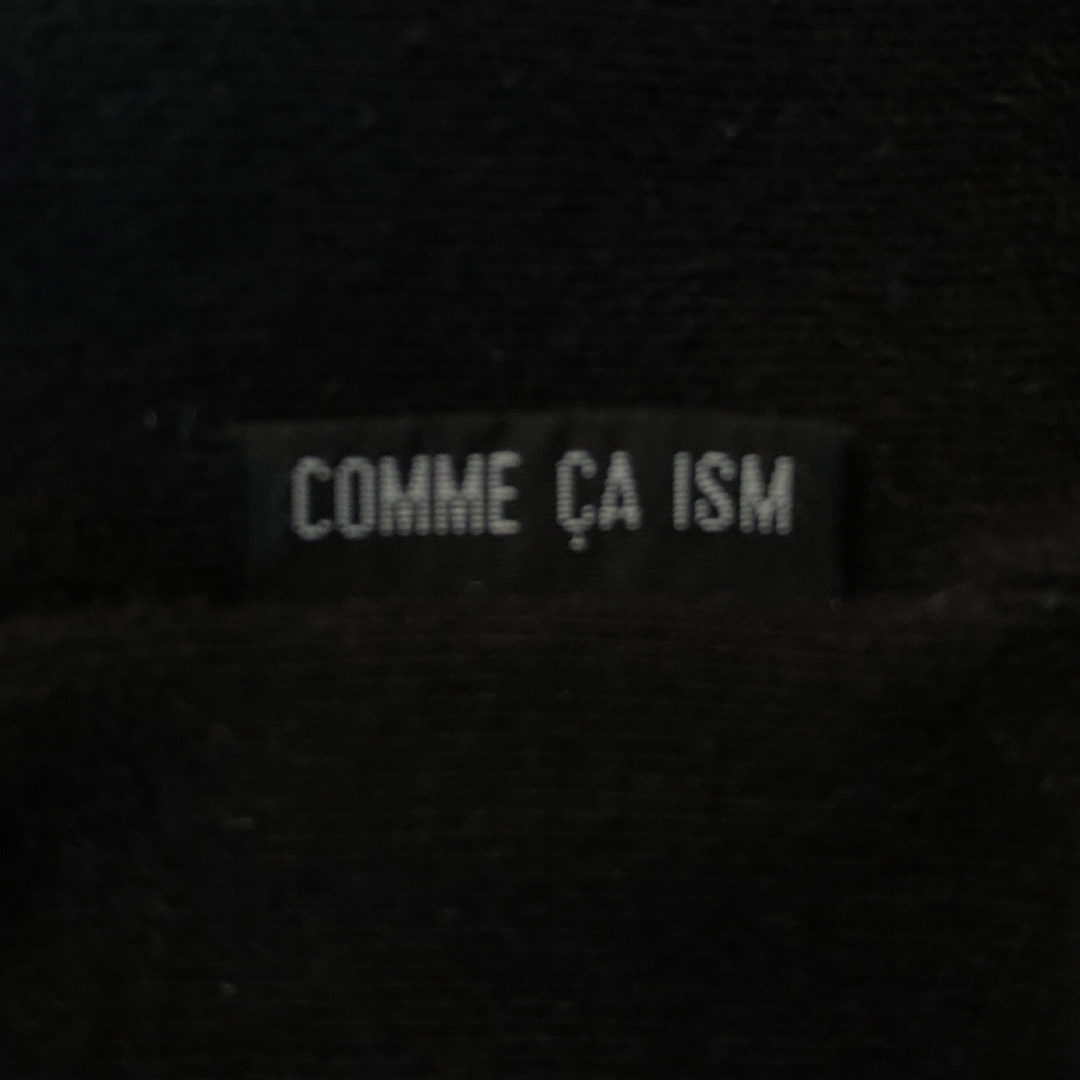 COMME CA ISM(コムサイズム)のコムサイズム 黒 カーディガン 他ブランドのワイシャツ ネクタイ セット キッズ/ベビー/マタニティのキッズ服男の子用(90cm~)(カーディガン)の商品写真
