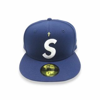 Supreme - SUPREME 24ss Gold Cross S Logo New Era Cap ネイビー サイズ7-1/2